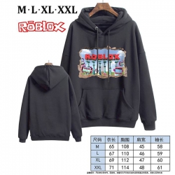 Roblox-17 Black Printed hooded...