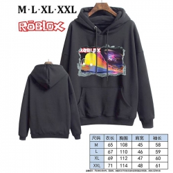 Roblox-2 Black Printed hooded ...