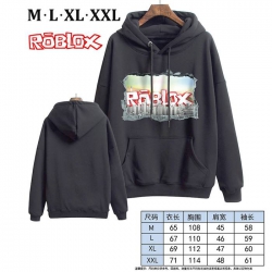 Roblox-4 Black Printed hooded ...