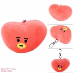 BTS Love Plush doll keychain p...