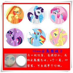 My Little Pony Mirror 75mm 6 p...