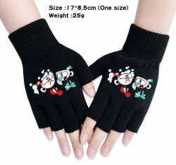 Cuphead-11A Black Anime knitte...