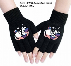 Cuphead-10A Black Anime knitte...