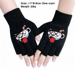Cuphead-9A Black Anime knitted...