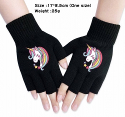 Unicorn-5A Black Anime knitted...
