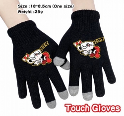 Cuphead-12A Black Anime knit f...