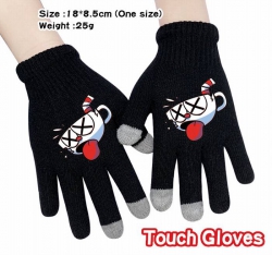 Cuphead-9A Black Anime knit fu...