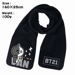 BTS-8A Anime fleece scarf bib ...