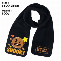 BTS-5A Anime fleece scarf bib ...