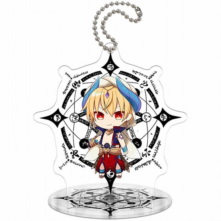 Fate Grand Order-12 Q version soma Small Standing Plates Acrylic keychain pendant 8-9CM