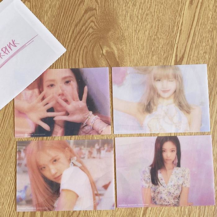 BLACKPINK-1 Photo Card a Set of four 10X14CM 36G price for 10 set