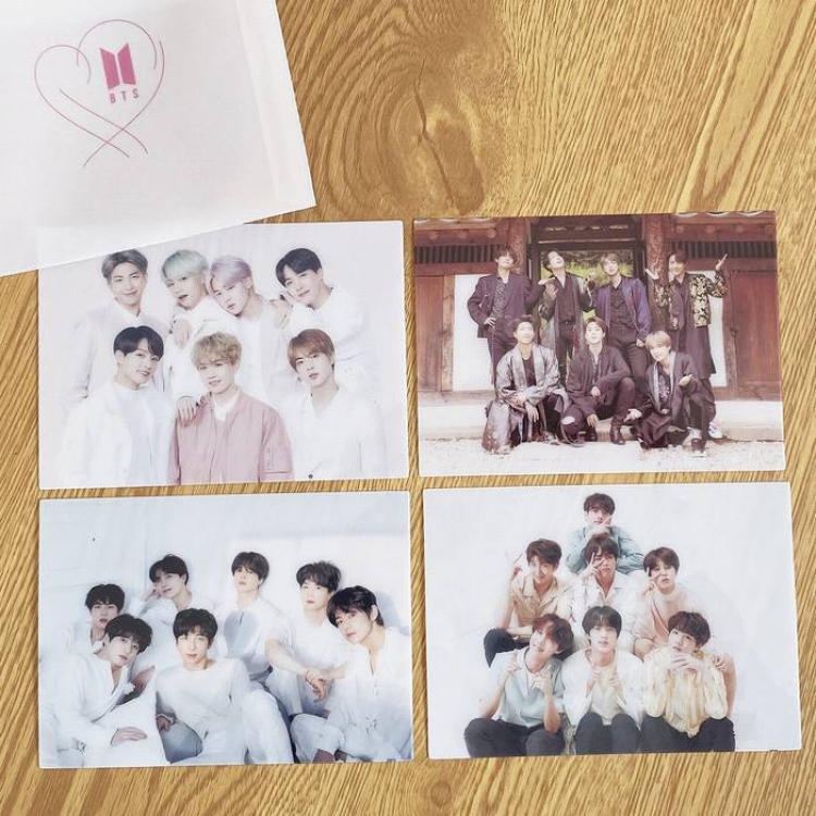 BTS-2 Photo Card a Set of four 10X14CM 36G price for 10 set