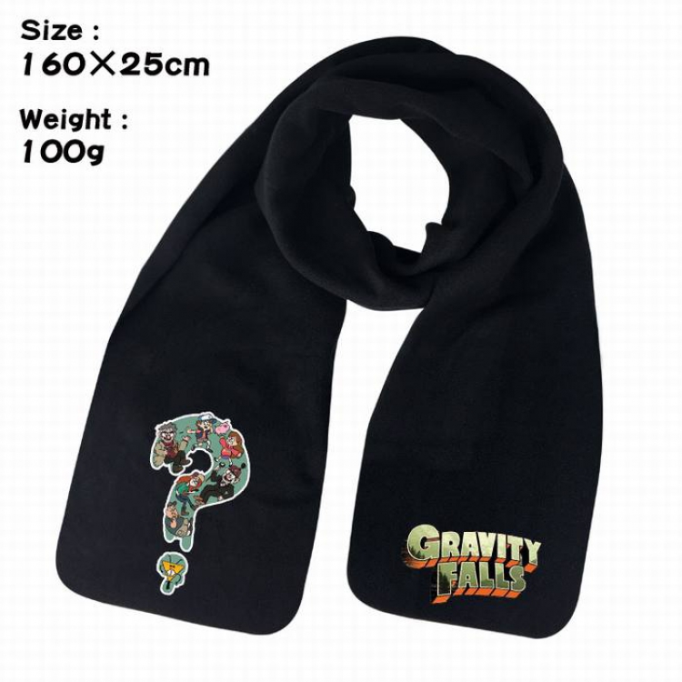 Gravity Falls-10A Anime fleece scarf bib 160X25CM 100G