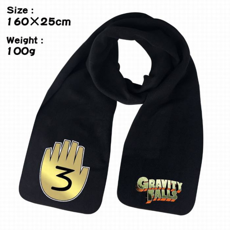 Gravity Falls-9A Anime fleece scarf bib 160X25CM 100G