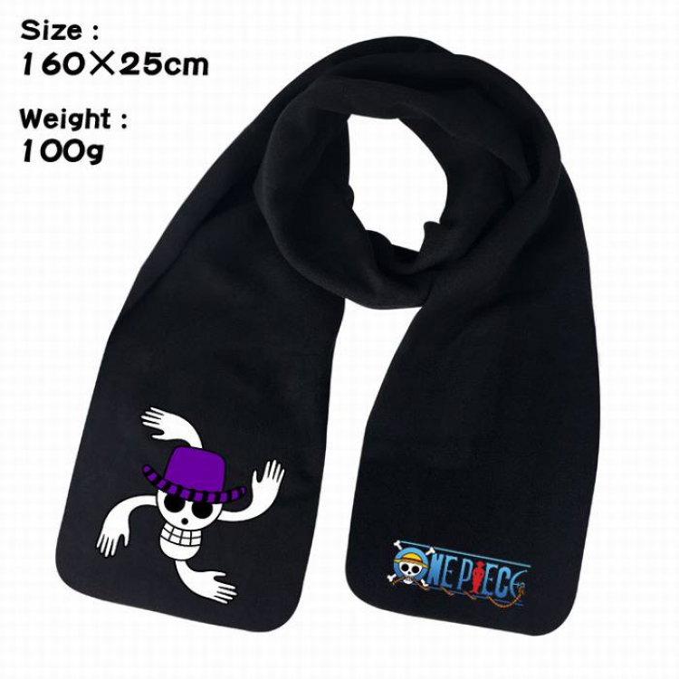 One Piece-8A Anime fleece scarf bib 160X25CM 100G