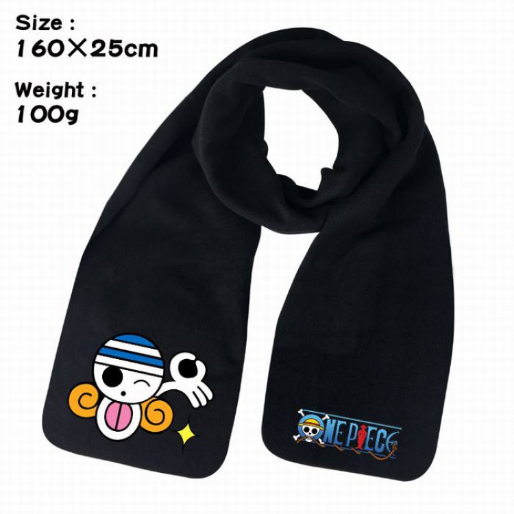 One Piece-9A Anime fleece scarf bib 160X25CM 100G
