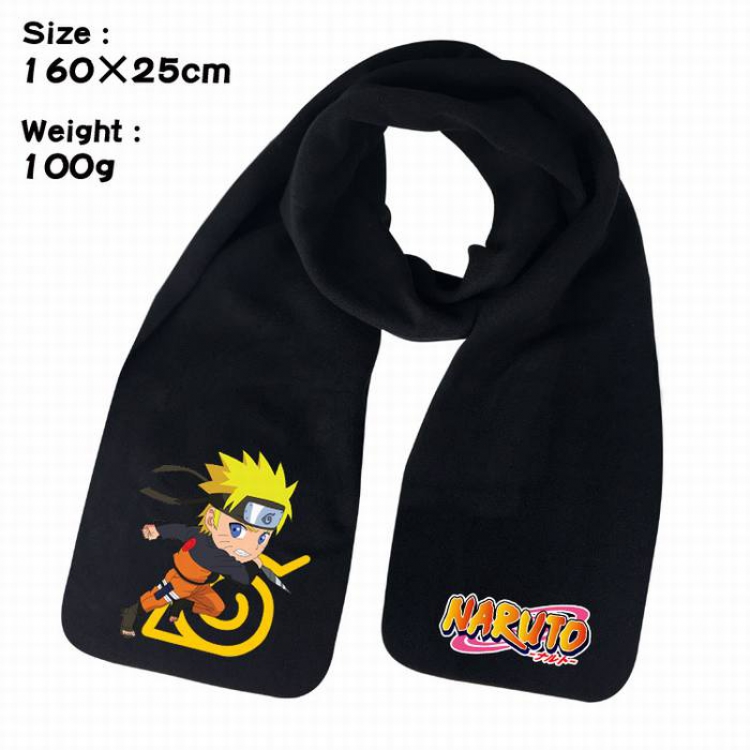 Naruto-6A Anime fleece scarf bib 160X25CM 100G