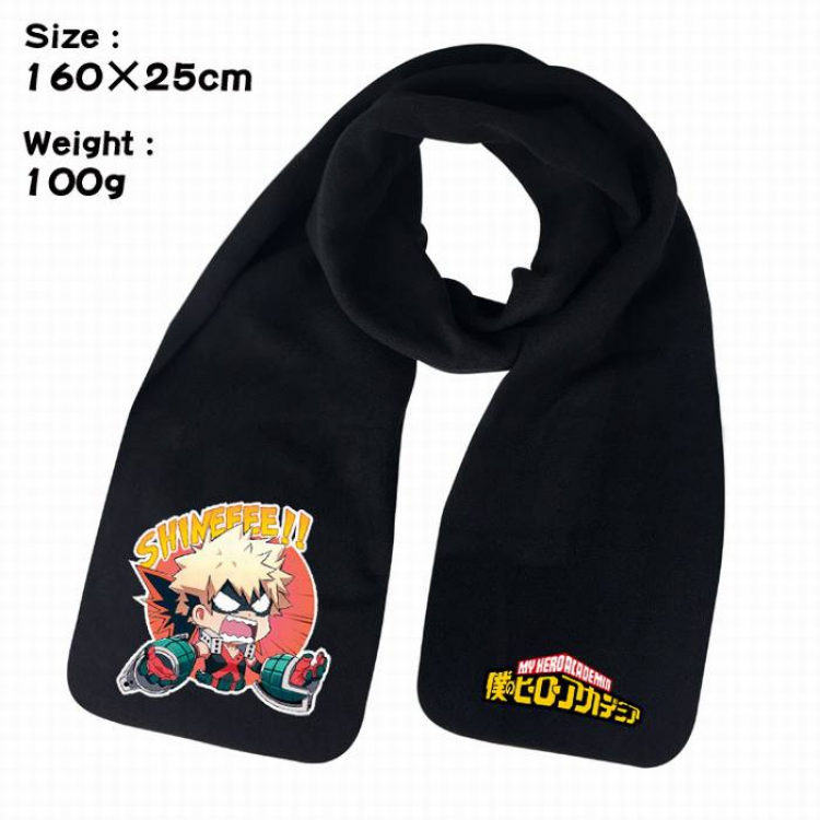 My Hero Academia-10A Anime fleece scarf bib 160X25CM 100G