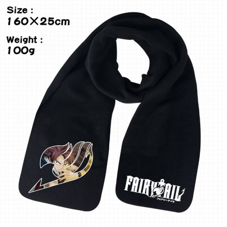 Fairy Tail-2A Anime fleece scarf bib 160X25CM 100G