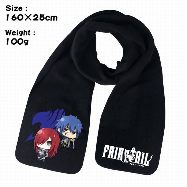 Fairy Tail-9A Anime fleece scarf bib 160X25CM 100G