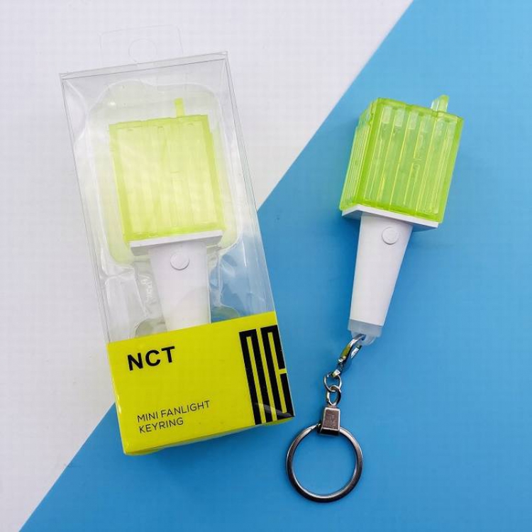 NCT Mini Light Stick Green Hammer Keychain Pendant25X31X95.6MM 56G