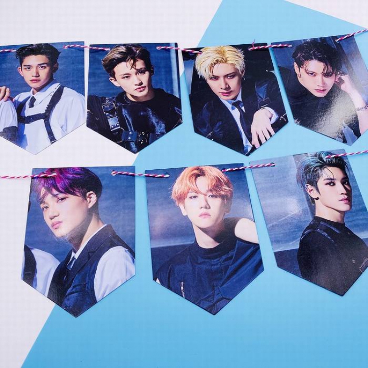 Super M Official same paragraph New album photo photo painting 10X14CM 40G a set of seven price for 5 pcs Style A