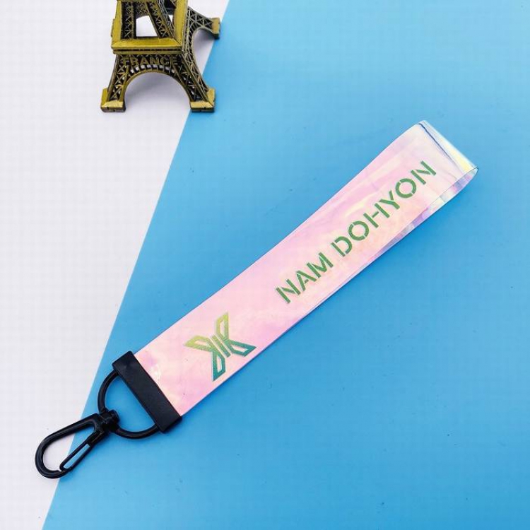 X ONE Official concert Same paragraph Nam Dohyon Colorful transparent name lanyard 10G 14X2.5CM price for 5 pcs