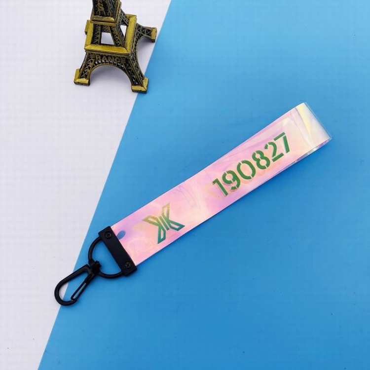 X ONE Official concert Same paragraph Colorful transparent name lanyard 10G 14X2.5CM price for 5 pcs