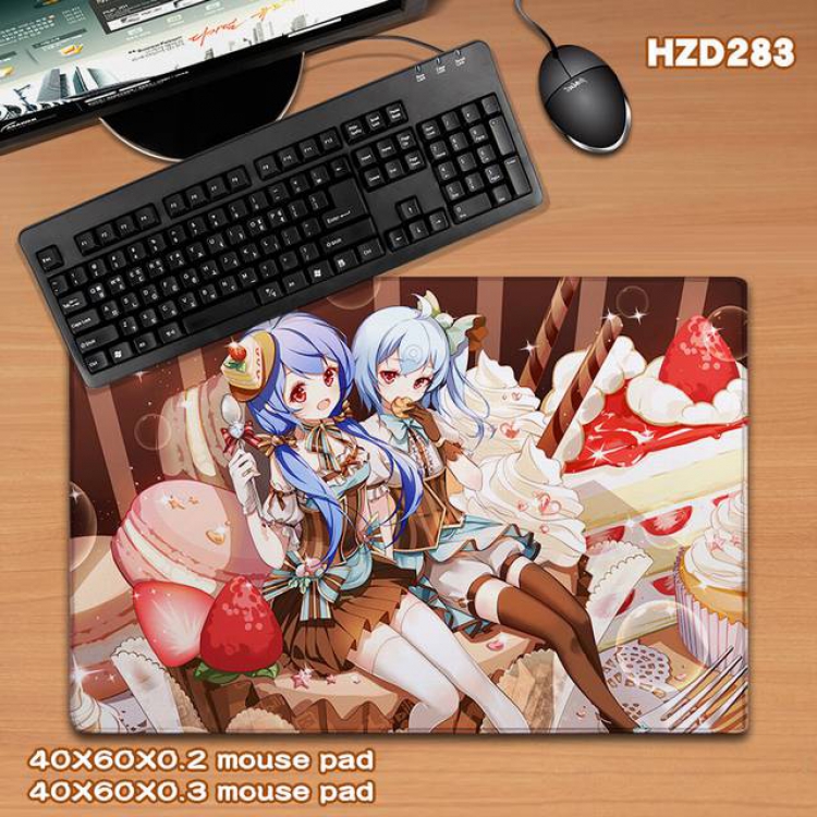 Bilibili Anime rubber Desk mat mouse pad 40X60CM HZD-283