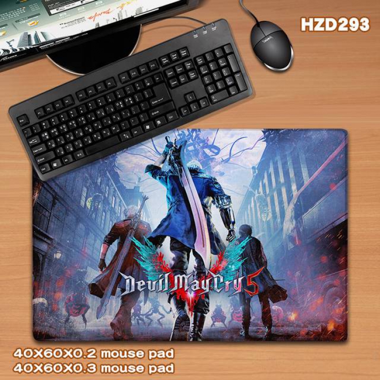 Devil May Cry Game rubber Desk mat mouse pad 40X60CM HZD-293