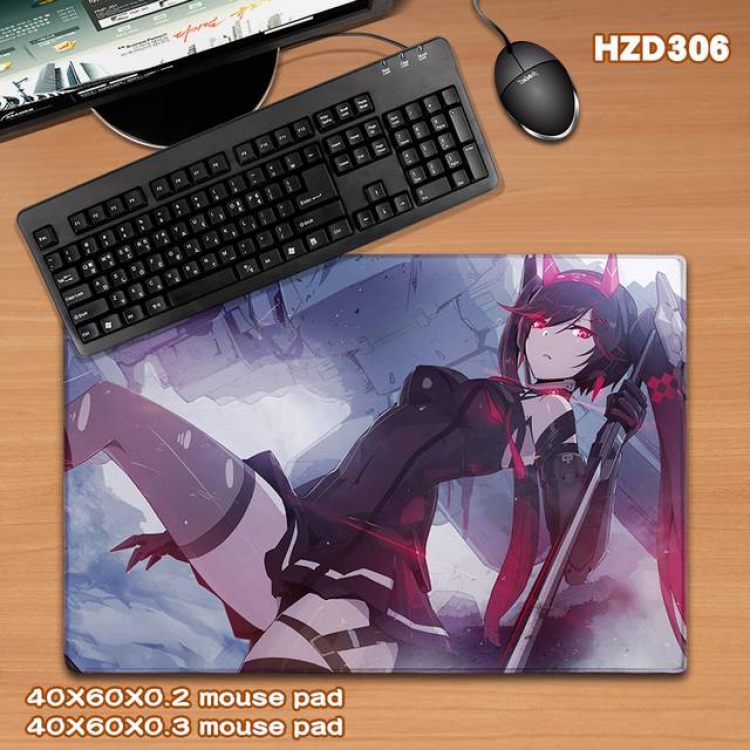 Punishing Game rubber Desk mat mouse pad 40X60CM HZD-306