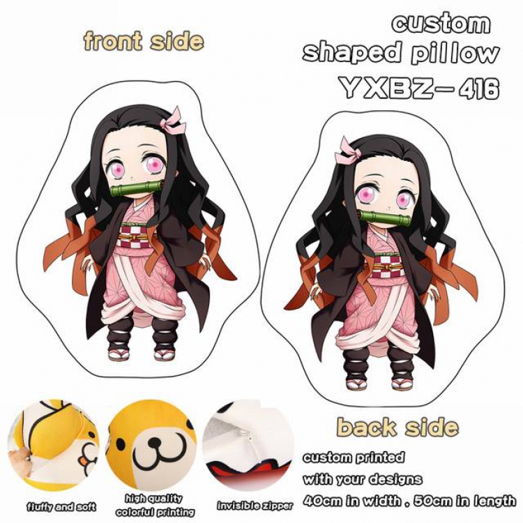 Demon Slayer Kimets Anime Custom Shaped Pillow 40X50CM YXBZ416