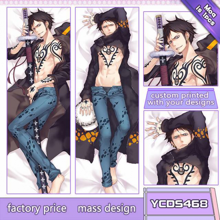 One Piece Anime double-sided satin fabric and other body pillows 50X150CM YCDS468