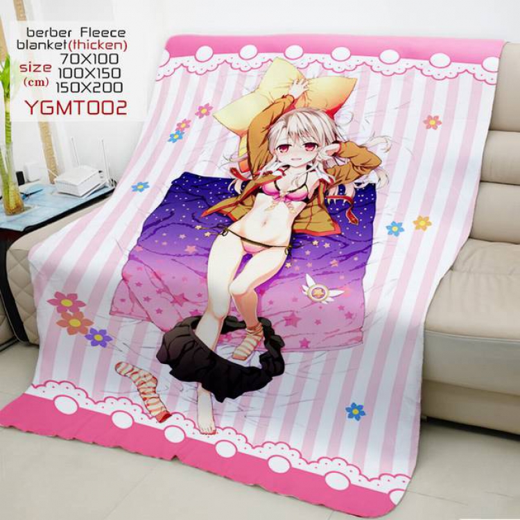 Minky Momo Anime double-sided printing super large lambskin blanket 150X200CM YGMT002