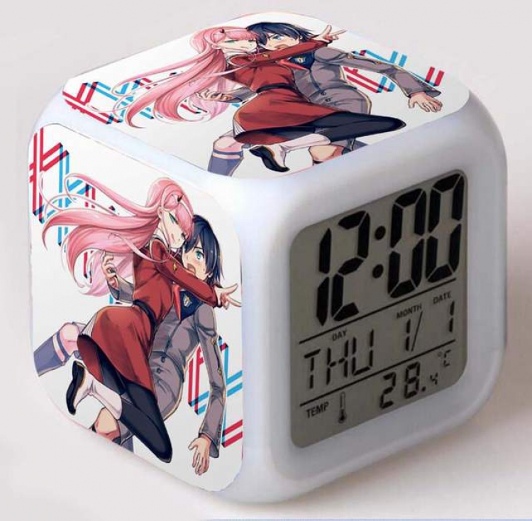 DARLING in the FRANXX-12 Colorful Mood Discoloration Boxed Alarm clock
