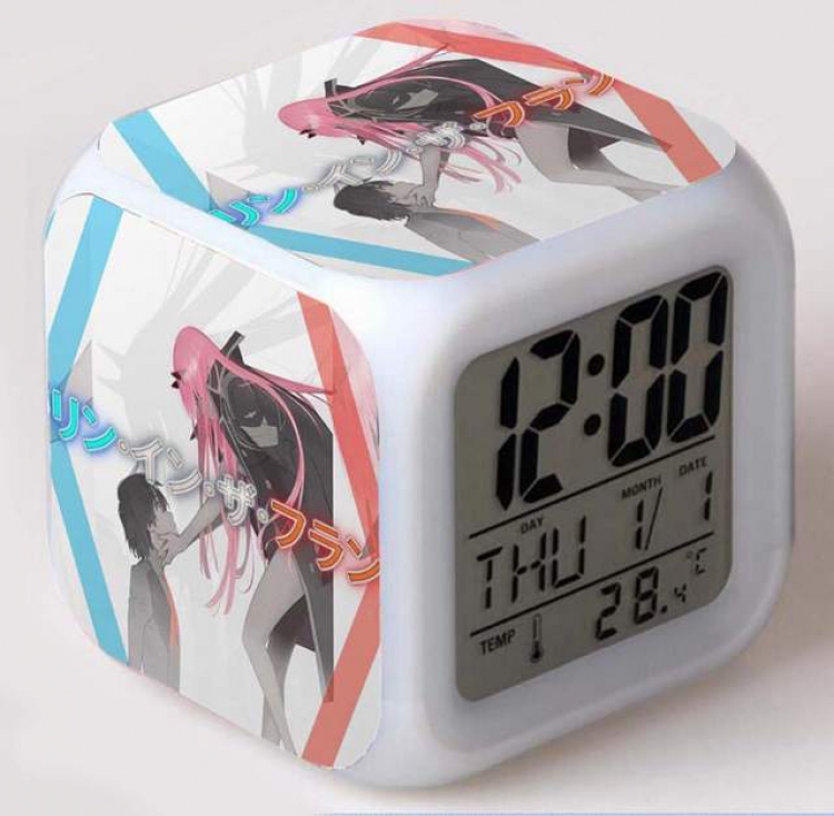 DARLING in the FRANXX-13 Colorful Mood Discoloration Boxed Alarm clock