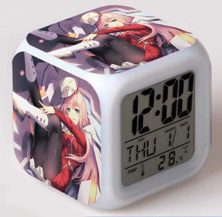 DARLING in the FRANXX-16 Colorful Mood Discoloration Boxed Alarm clock