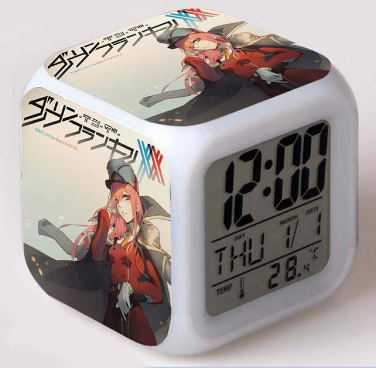 DARLING in the FRANXX-18 Colorful Mood Discoloration Boxed Alarm clock