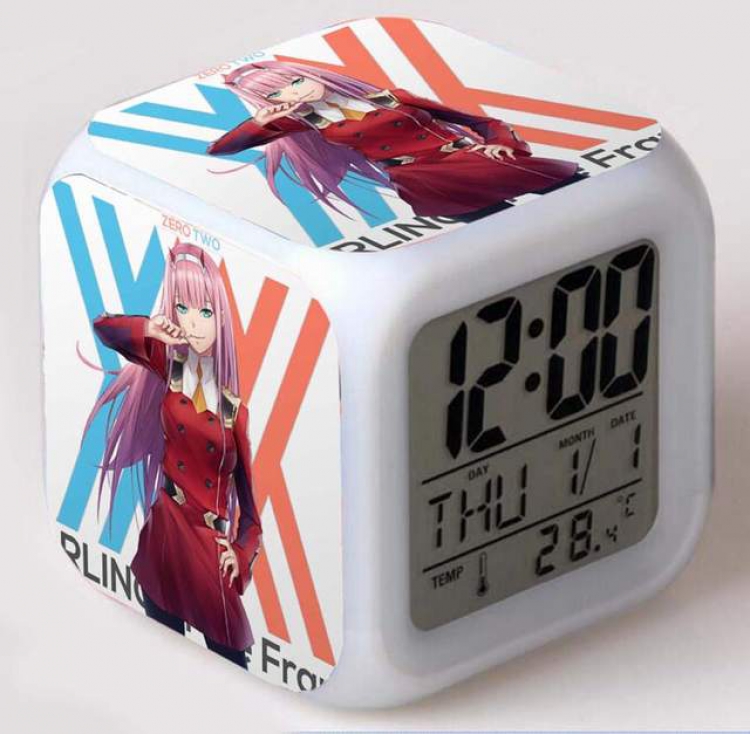 DARLING in the FRANXX-19 Colorful Mood Discoloration Boxed Alarm clock