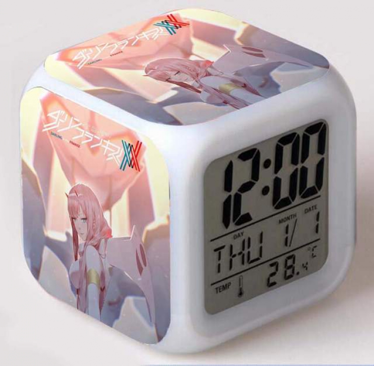 DARLING in the FRANXX-15 Colorful Mood Discoloration Boxed Alarm clock