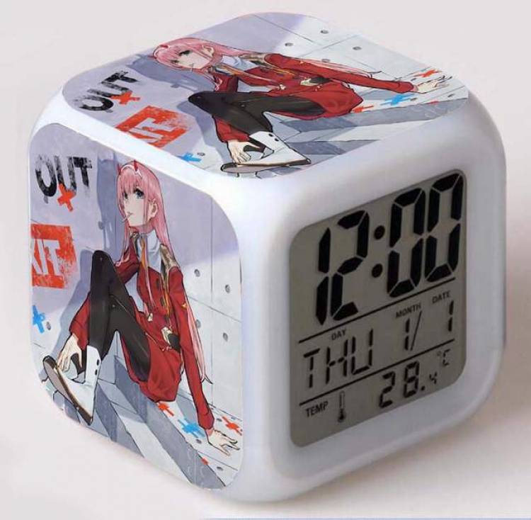 DARLING in the FRANXX-17 Colorful Mood Discoloration Boxed Alarm clock