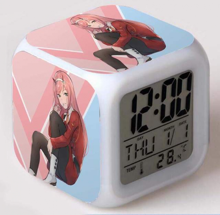 DARLING in the FRANXX-3 Colorful Mood Discoloration Boxed Alarm clock