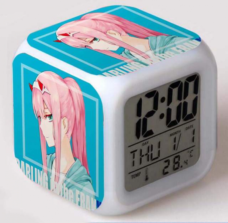 DARLING in the FRANXX-7 Colorful Mood Discoloration Boxed Alarm clock
