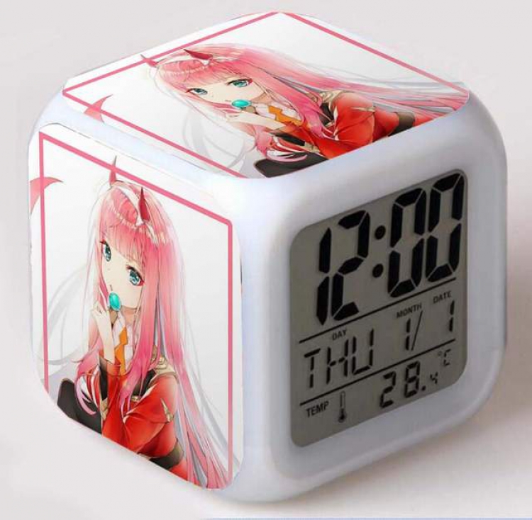 DARLING in the FRANXX-8 Colorful Mood Discoloration Boxed Alarm clock