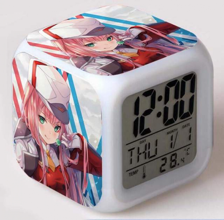 DARLING in the FRANXX-6 Colorful Mood Discoloration Boxed Alarm clock