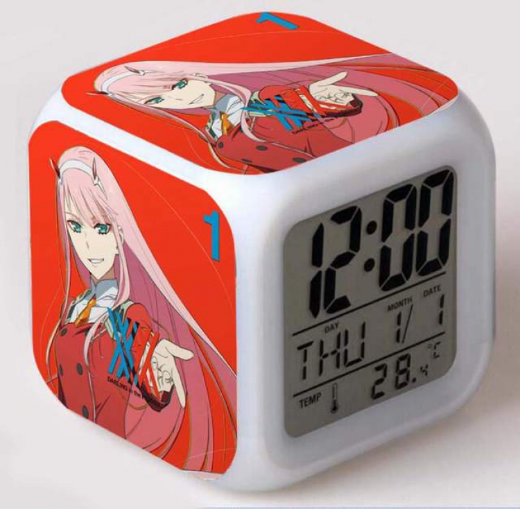DARLING in the FRANXX-5 Colorful Mood Discoloration Boxed Alarm clock