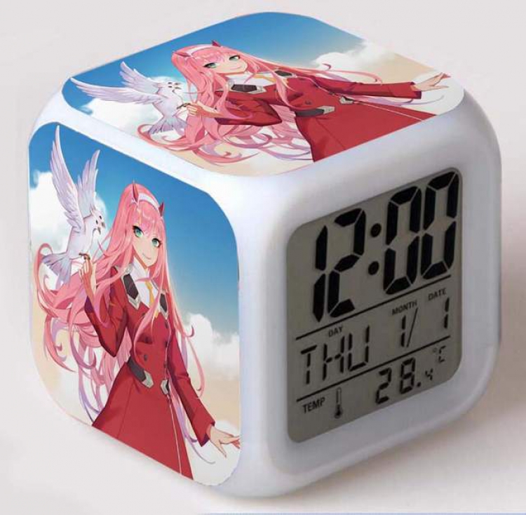 DARLING in the FRANXX-9 Colorful Mood Discoloration Boxed Alarm clock