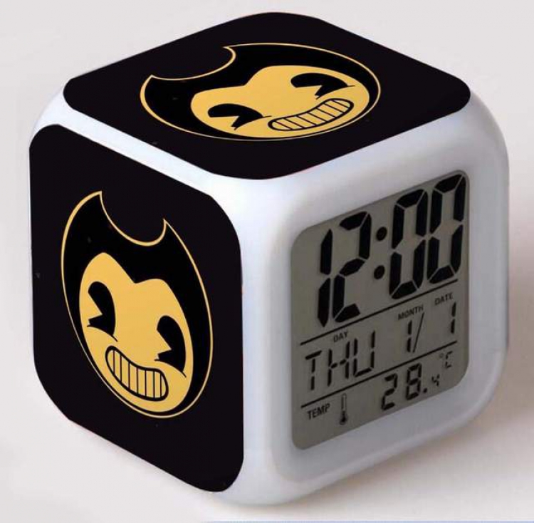 Bendy and the Ink Macheine-7 Colorful Mood Discoloration Boxed Alarm clock