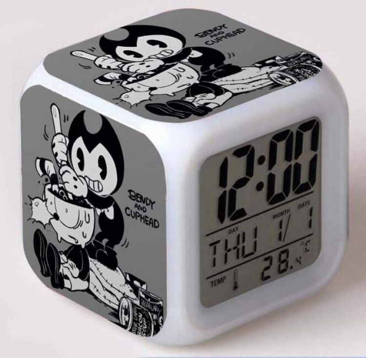 Bendy and the Ink Macheine-8 Colorful Mood Discoloration Boxed Alarm clock