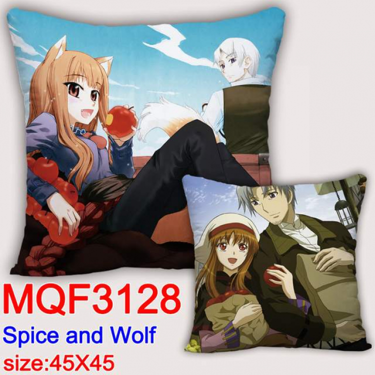 Ōkami to kōshinryō Double-sided full color pillow dragon ball 45X45CM MQF 3128